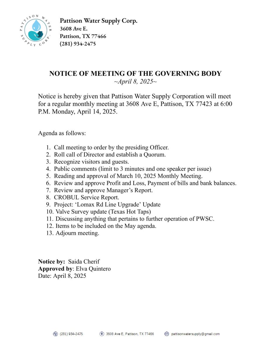 Agenda